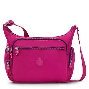 Kipling Gabbie Crossbody Bags Pink Fuchsia | CA 1159OK